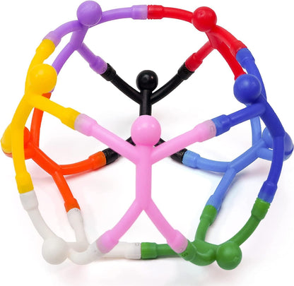 MAGMEN Magnetic Fidget Toys 10PC Opaque Set, STEM Magnetic Building Figures for Kids, Sensory Toys for ADHD Autism, Stocking Stuffers, Travel Toys, Desk Toys for Adults, Easter Basket Stuffers