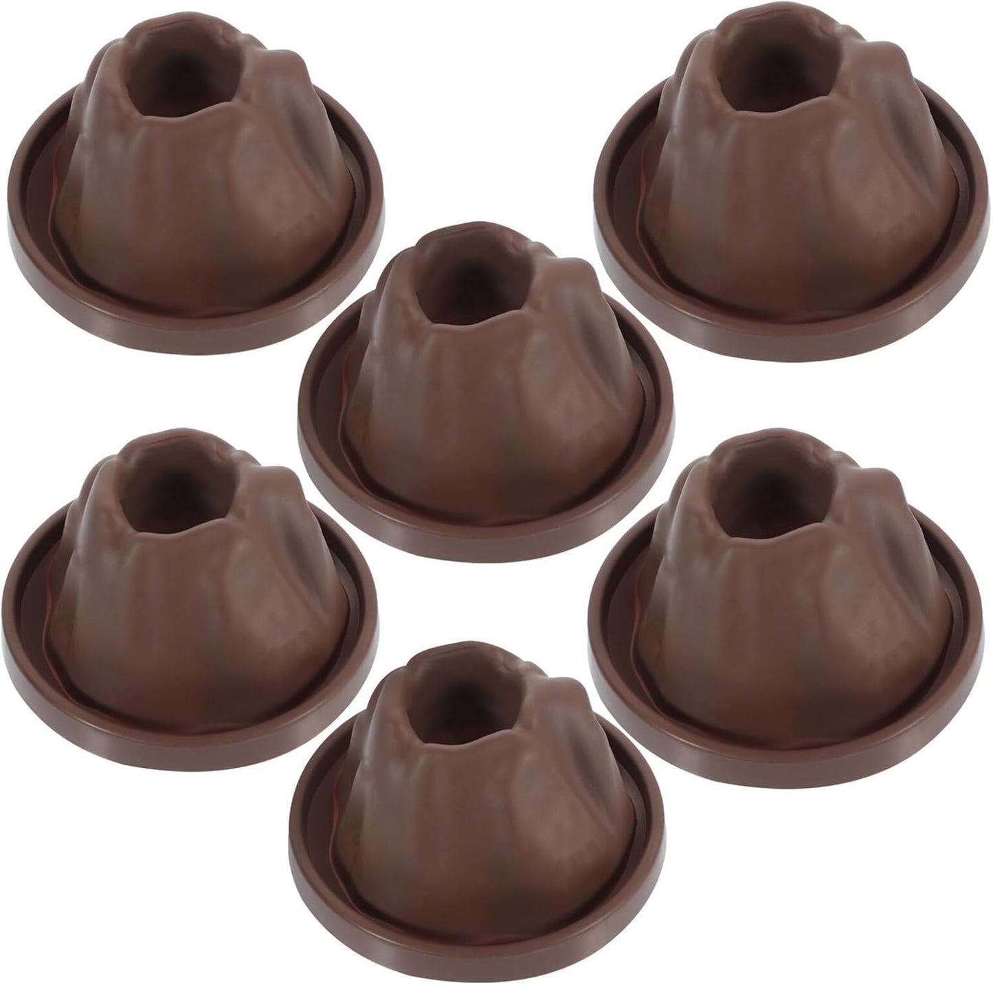 6pcs Small Volcano Model Kit Science Project DIY Volcano Building Props for Educational Exploration Safe Eruption Simulation
