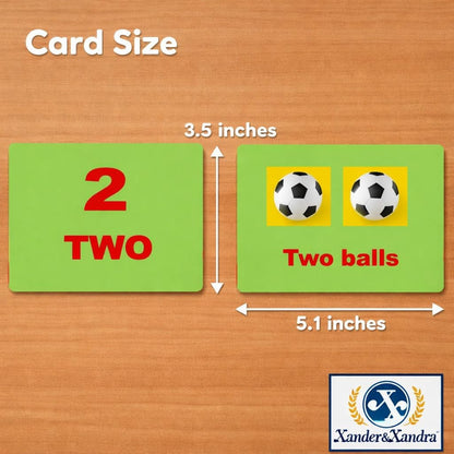 Number Flash Cards for Toddlers - Toddler Math Flash Cards - Learn Counting Flashcards Numbers 1–20 -Help Kids Count Games | Kids Toys Numbers Match for Preschoolers Kindergarten 2-6