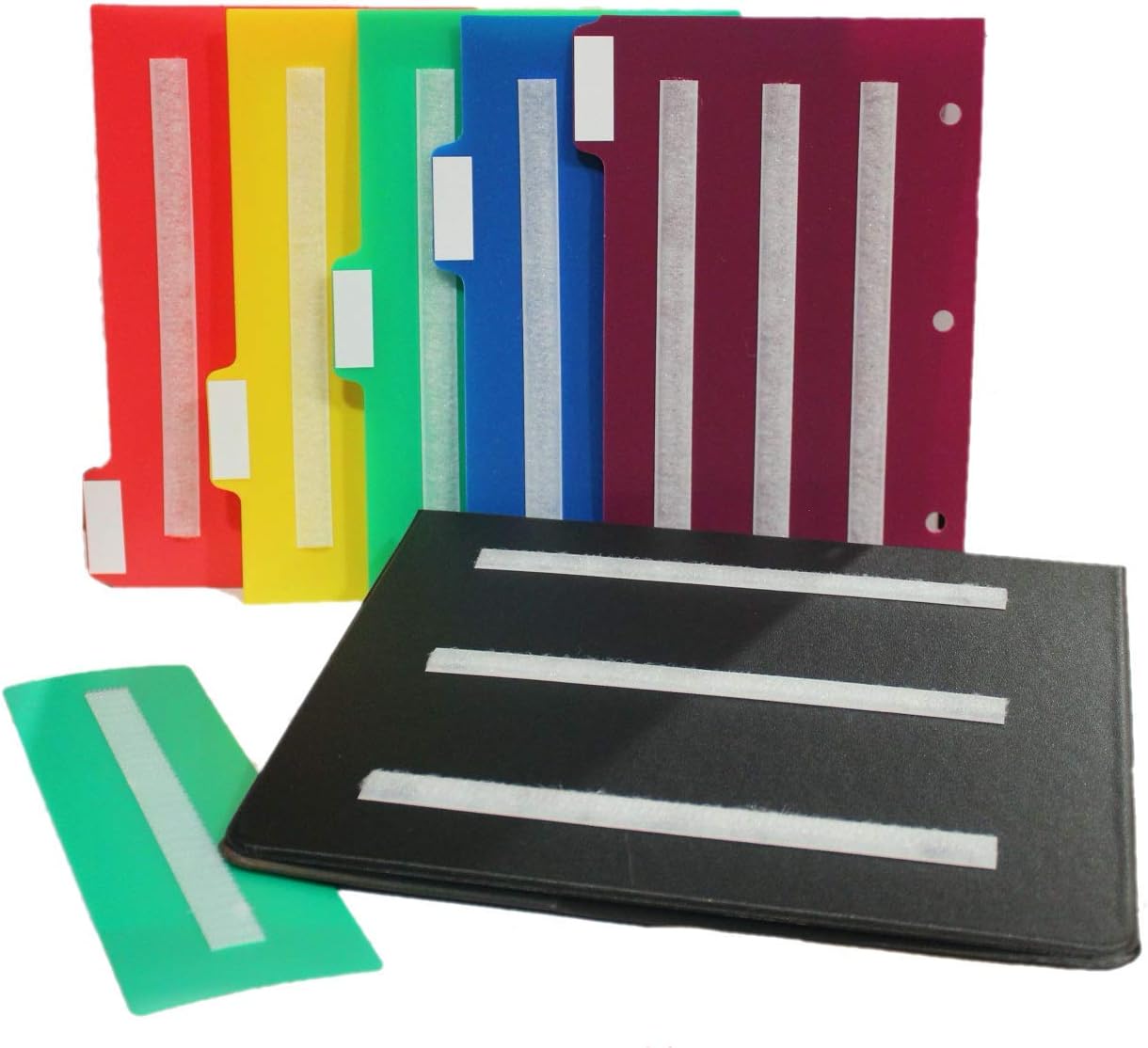 Smile4autism Large 2.5x10 ¼” Tools Perfect to Keep Your Loose Visual Picture Cards Organized. Autism, ABA, ADHD, Language & Apraxia Aspergers