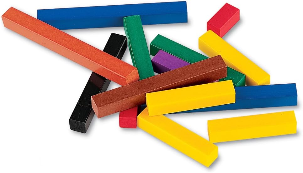 Learning Resources Cuisenaire Rods Small Group Set: 155 Piece Plastic Set