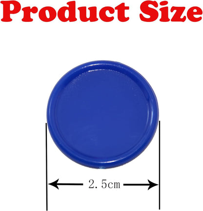 Smartdealspro 300pcs 1 Inch 10 Colors Opaque Plastic Learning Counters Counting Mini Poker Chips Game Tokens