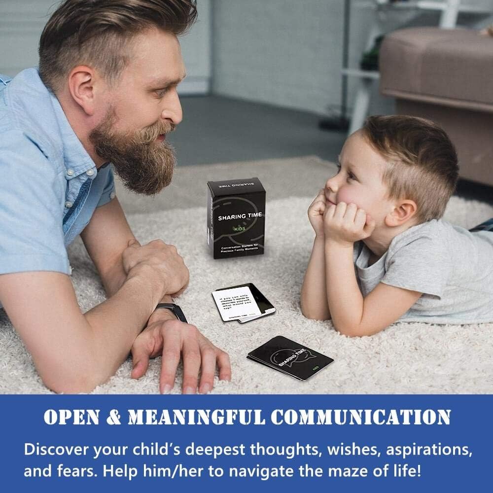 Family Games for Kids and Parents - 120 Thought-Provoking Kids Conversation Starters, Fun Family Activities Question Card Games for Raod Trip Car Travel, Great Parent-Child Relationship Building