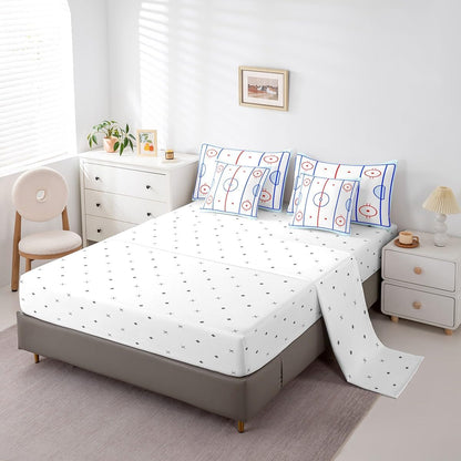 Erosebridal Chemistry Comforter Set with Sheets Full Size Periodic Table of Elements Bed in A Bag 7 Piece Science Chemistry Lovers Bedding Set for Kids Boys Children Bedroom Modern Black Bed Sets