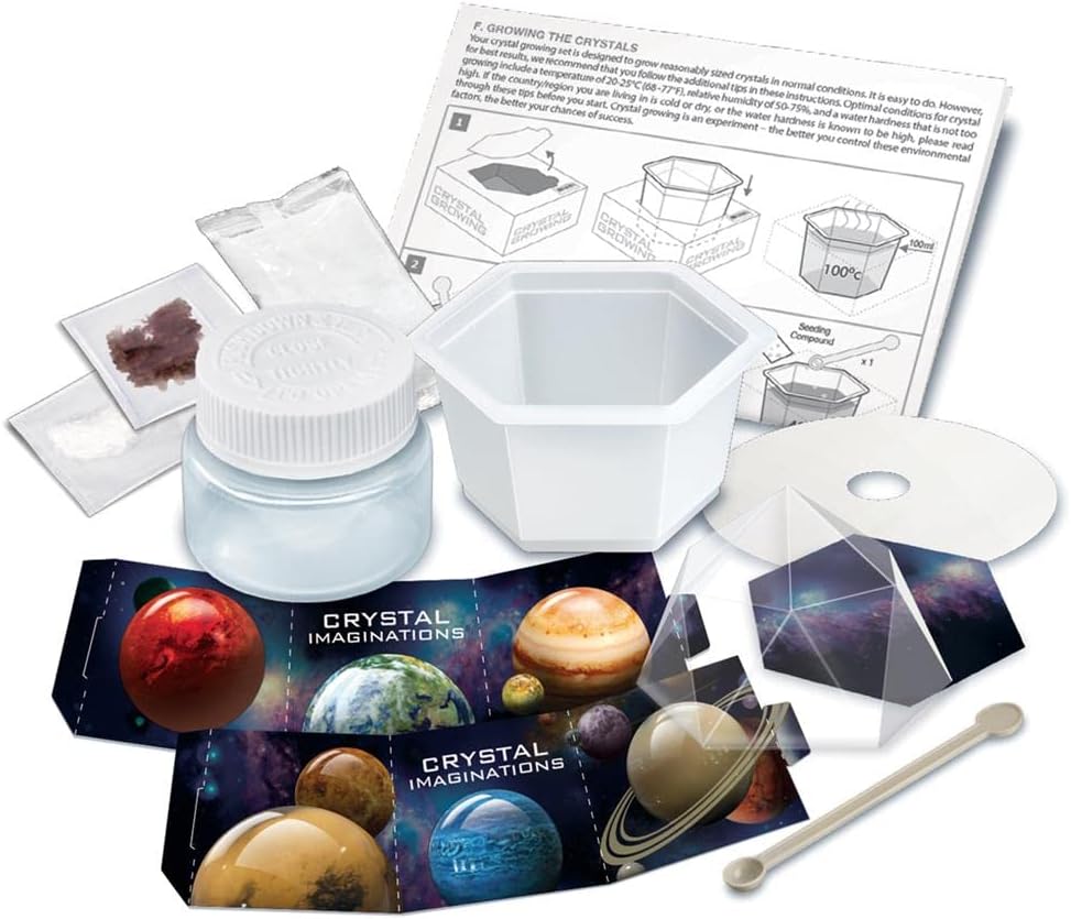 Crystal Growing/Crystal Imaginations Red - (1 Pc.) - Great Hands-on Activity