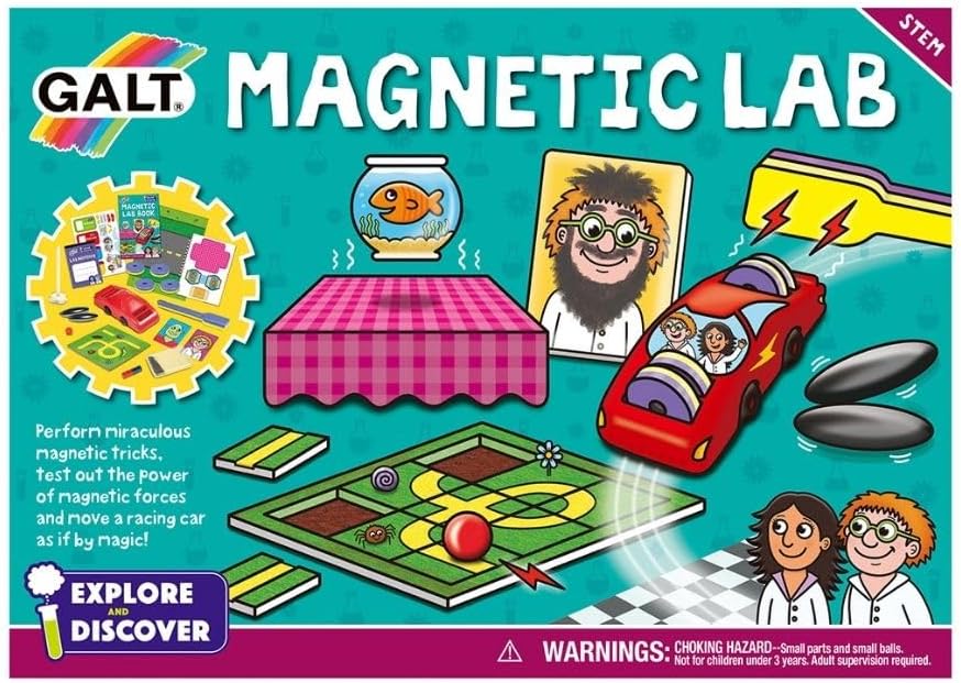 Galt Toys, Magnetic Lab, Science Kit for Kids, Ages 6+, Multicolor