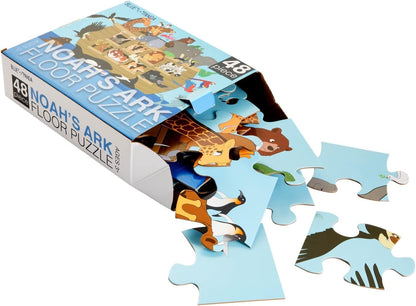 BLUE PANDA Preschool Learning Giant Floor Activity Set - 48-Piece, 2 ft x 3 ft, Multicolor - Bugs & Insects Theme & Skill Building for Toddler Learning
