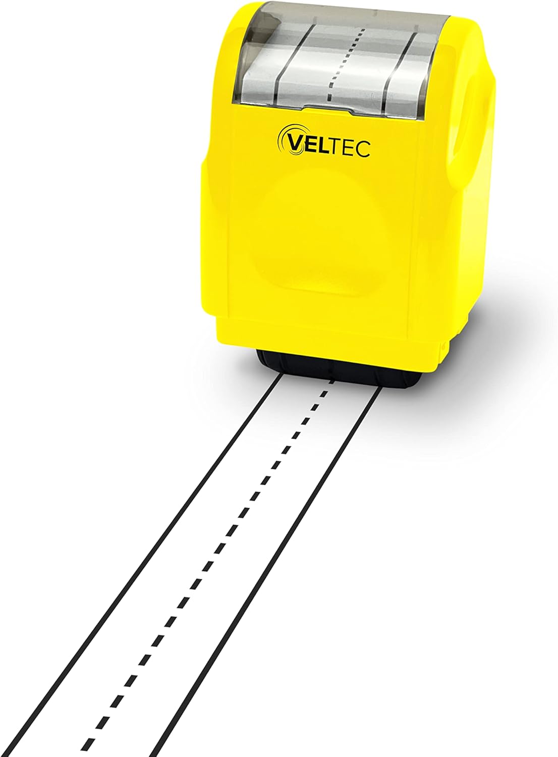 Veltec Dashed Handwriting Lines Practice Roller Stamp for Kids, Parents and Teachers (Black)