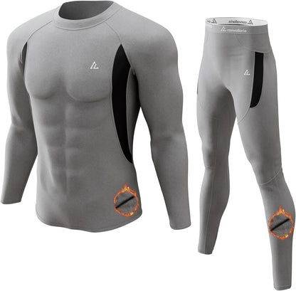 CL convallaria Thermal Underwear Long Johns Set Mens Winter Gift Hunting Gear Sport Base Layer Bottom Top - Colors B