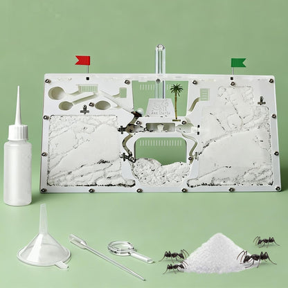 Ant Castle Farm - Live Ant Colony Observation Kit & Science Learning Habitat for Kids