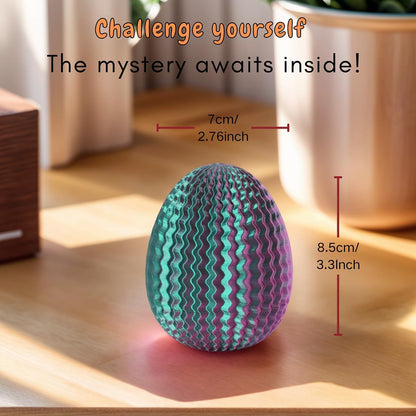 2026 Creative Gift Box: Easter Egg Mystery Puzzle with Hidden Compartment, Reusable Brain Teaser Game for Adults & Kids, Money Gift Ideas for Birthday Christmas Party Celebration