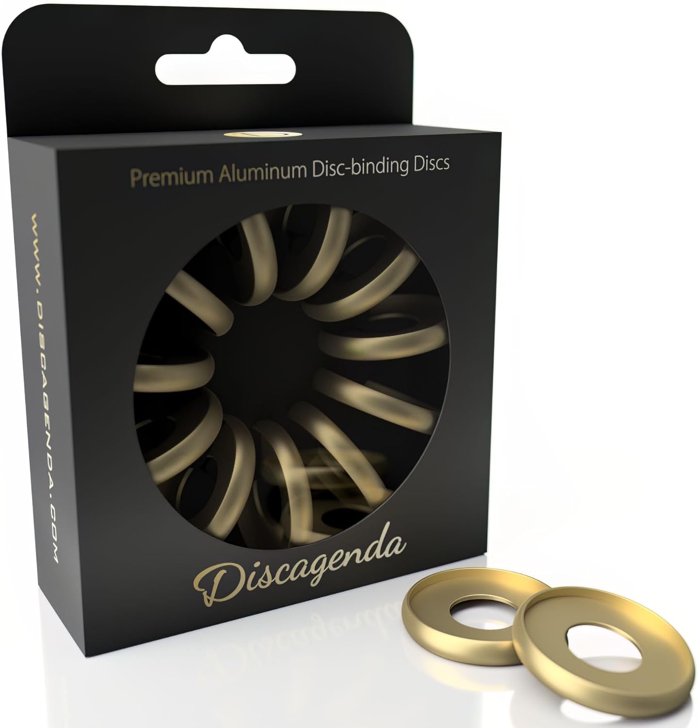 Discagenda Discbound Discs (Gold, 9 Piece 1.65in)