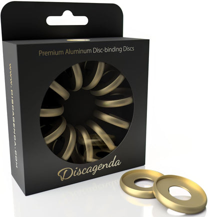 Discagenda Discbound Discs (Gold, 9 Piece 1.65in)