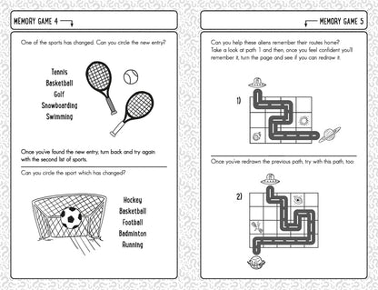 Memory Games for Clever Kids®: More than 70 puzzles to boost your brain power (Buster Brain Games)
