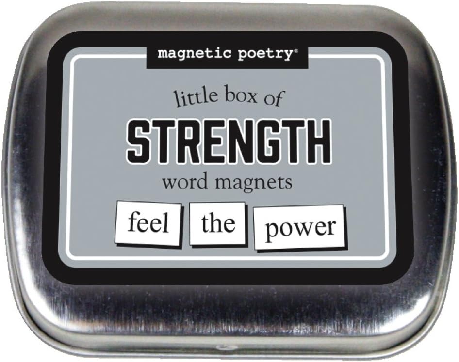 Magnetic Poetry - Little Box of Happiness Kit - Words for Refrigerator - Write Poems and Letters on The Fridge - Made in The USA