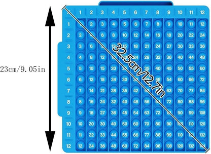 Math Flash Cards + Math Board, Multiplication Flash Cards Times Table Chart, Math Manipulatives Division, Addition, Subtraction Math Games for Teens, Learning for Home, Classroom, School