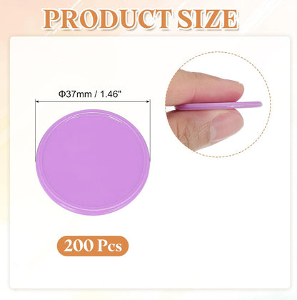 uxcell Plastic Poker Chips, Learning Counters Counting Counters Disk Marker Opaque Game Token for Game Play Math Counting