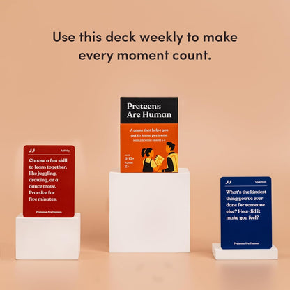 Children are Human | 140 Conversation Cards to Help Bond with Kids | Card Game for Elementary School Children | Designed by Experts for Grades 2-5 | Ages 7-10+