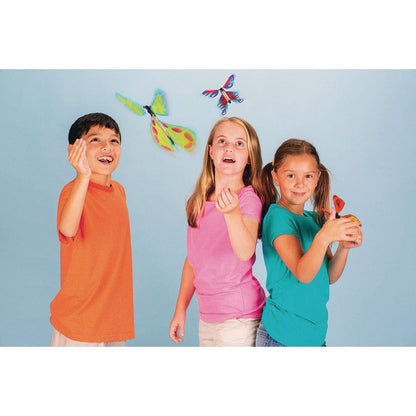 S&S Worldwide Magic Butterflies (Pack of 24) - 4.5" White Paper Butterflies in Assorted Styles