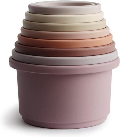 mushie Stacking Cups Toy | Made in Denmark (Original)