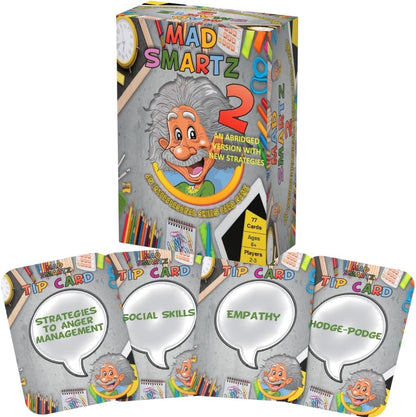 Thought-Spot Mad Smartz Anger Management & Social Skills Game for Kids & Teens | Impulse Control & CBT Tool for Emotional Regulation | for Home, School, or Therapy | Autism & ADHD Must-Have
