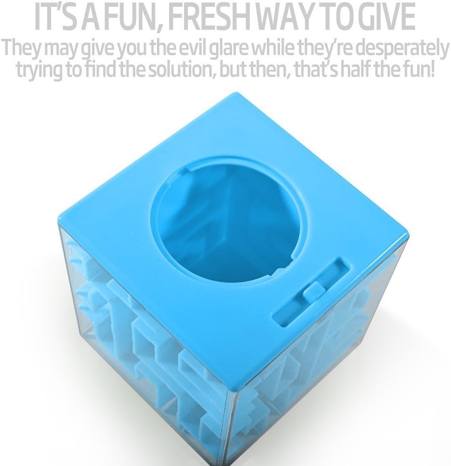 Trekbest Money Maze Puzzle Box - A Fun Unique Way to Give Gifts for Kids and Adults (Green)