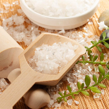 Unfinished Wood Spoon Scoops Set of 6 by Factory Direct Craft for Bath Salts, Sugar Scrubs, Spices or Educational Sensory Bins - 4-1/8 Inches Long