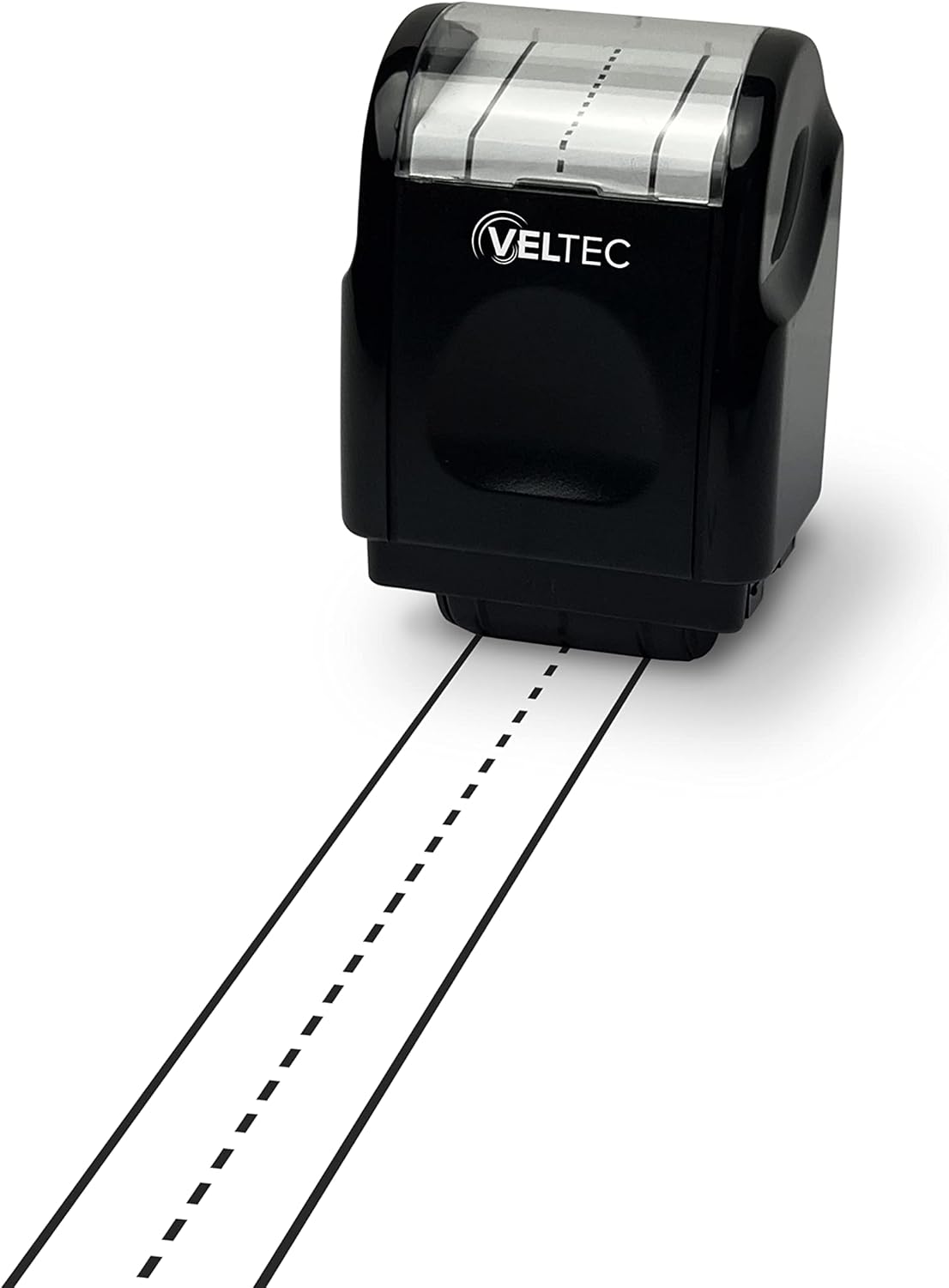 Veltec Dashed Handwriting Lines Practice Roller Stamp for Kids, Parents and Teachers (Black)