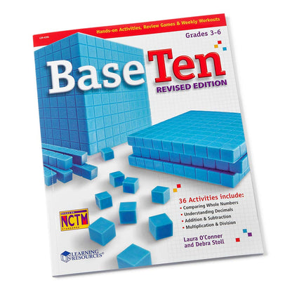 hand2mind Plastic Interlox Base Ten Blocks Classroom Set, Connecting Cubes, Base 10 Blocks for Math, (Set of 644)