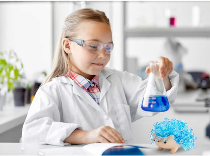 Crystal Growing Toys for Kids - Vibrant Colorful Crystal Hedgehog to Grow,Science Experiments Learning and Education for Kids STEM Gifts for Boys & Girls 8 Years + (Moss Green)