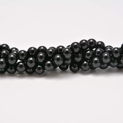 NCB 100pcs Original Natural Stone Beads Gemstone Round Loose Beads 6mm 8mm 10mm (Blue Aventurine, 6mm 100Beads) - Colors B