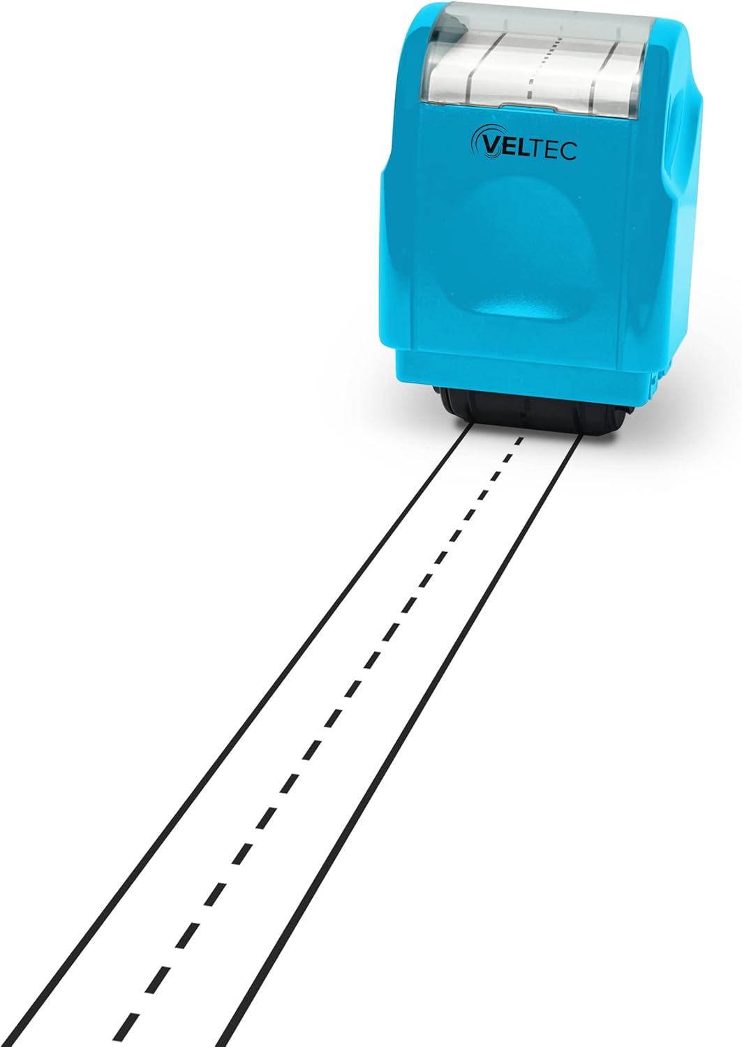 Veltec Dashed Handwriting Lines Practice Roller Stamp for Kids, Parents and Teachers (Black)