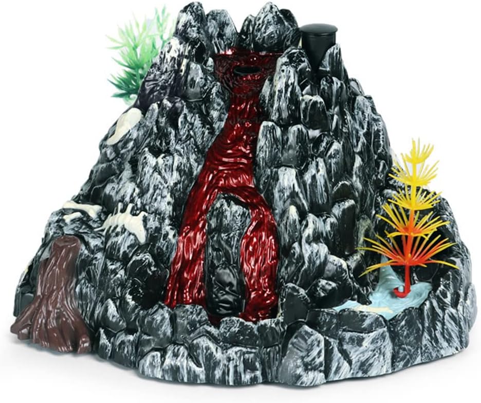 Electric Volcano Eruption Science Kit with Dinosaurs - STEM Toy for Kids Ages 6+