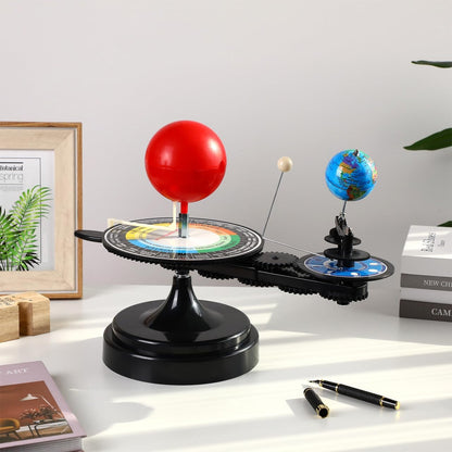 ULTECHNOVO Solar System Model Kit - Earth Moon Revolves Around The Sun- Scientific Experiment Kit Teaching Model for Teens Students
