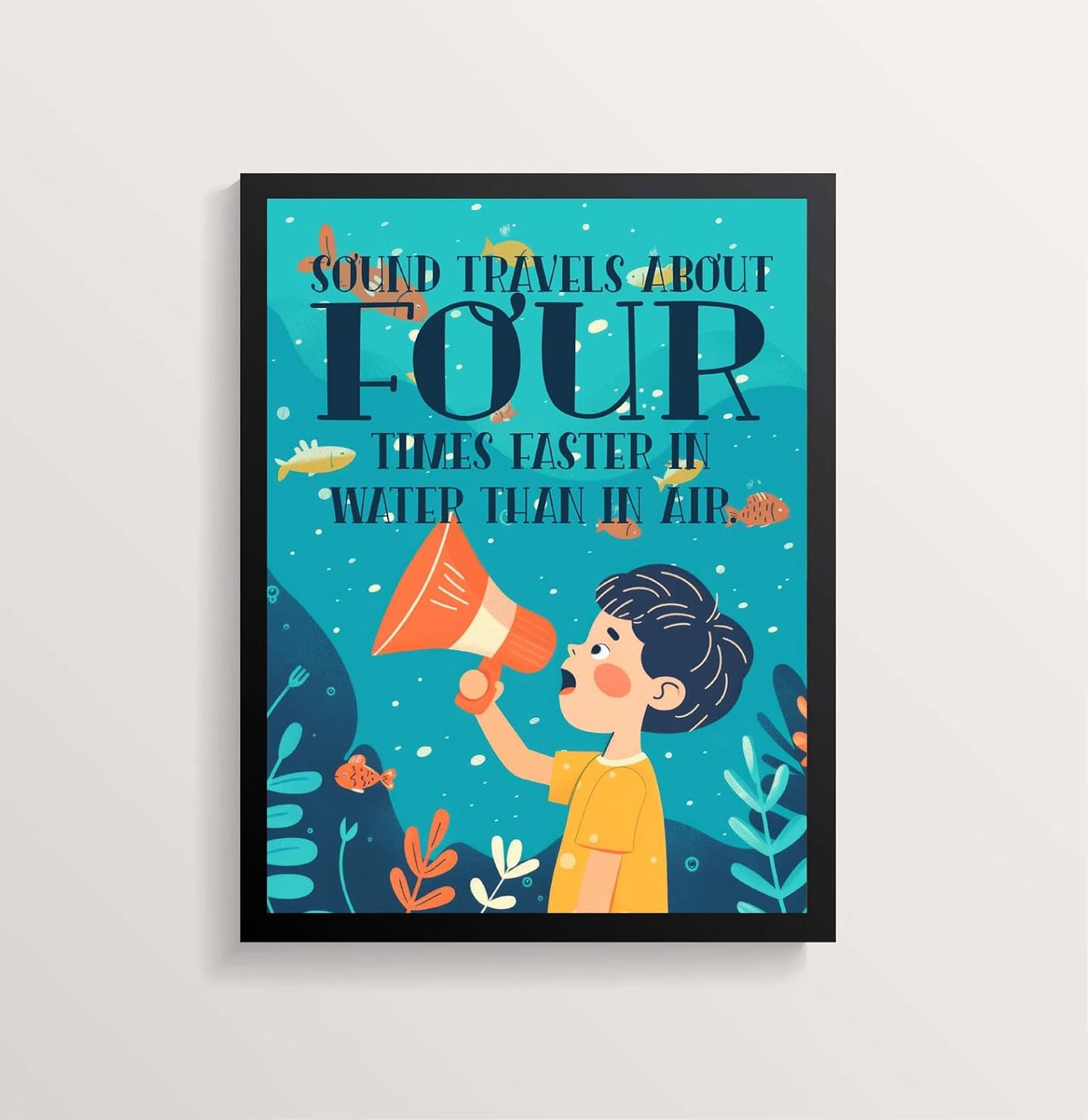 ajdvart 3 Funny Science Posters for Classroom/Home – STEM Teacher Wall Art & Bulletin Board Decorations for Elementary, Middle & High School Classrooms, Unframed Canvas 12"x16"