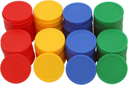 35MM/1.37-inch Box of 120 Counting Coins for Poker Chips and Game Coins (Light Blue, 35MM/1.37-inch)