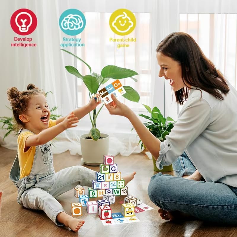 Children's Multiple Activity Toys Educational Alphabet Building Blocks Set