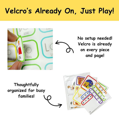 Bible Busy Book for Toddlers Ages 3 and Up - Montessori Sensory Toys Busy Board Homeschool Preschool Learning Activities - Gifts for 3 Year Old Boys - 4 Year Old Girls Birthday Gifts Easter Baptism