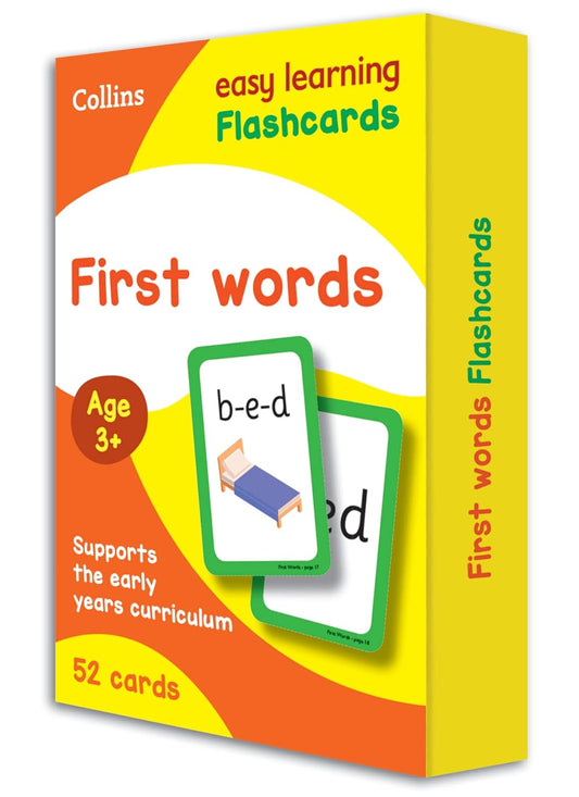 First Words Flashcards: 40 Cards (Collins Easy Learning Preschool)