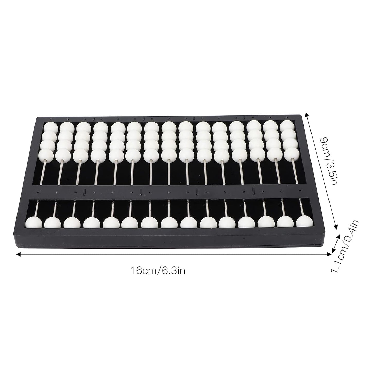The Blind Abacus, Professional Mathematic Concepts Blind Abacus Learning Tool Braille Slate Braille Writing Slate Plastic Kit Number Board Braille Stickers Raised Tactile Dots for Blind