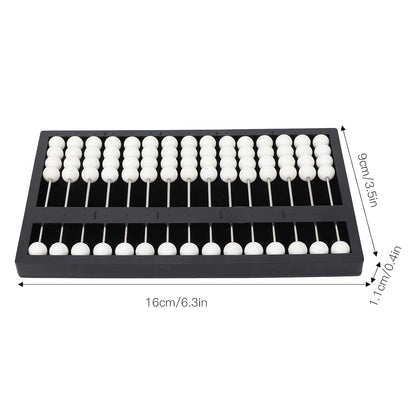 The Blind Abacus, Professional Mathematic Concepts Blind Abacus Learning Tool Braille Slate Braille Writing Slate Plastic Kit Number Board Braille Stickers Raised Tactile Dots for Blind