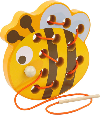 Sealive Early Development Wooden Lacing Toys, Montessori Activity Caterpillars Eat Apple and Kids Cheese Toys, Children Learning Educational Wood Block Puzzles for Toddlers Boys Girls