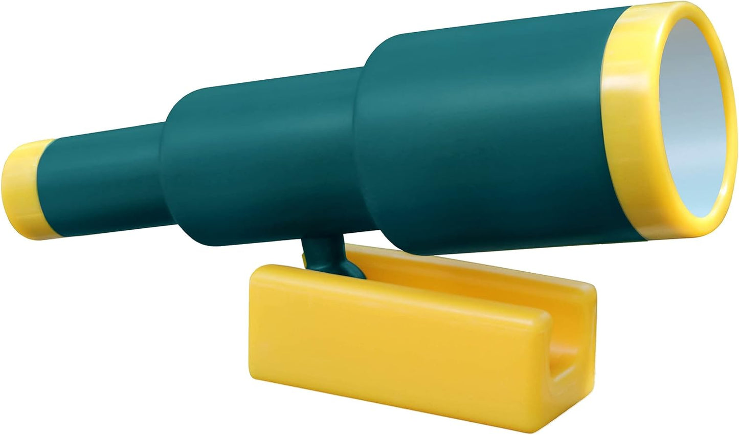 Jungle Gym Kingdom Playground Accessories - Pirate Ship Telescope for Kids - Plastic Attachment for Treehouse, Outdoor Playhouse, Playset, Backyard Swing Set (Blue)