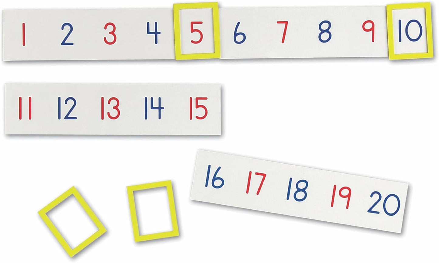 Learning Resources Magnetic Number Line 1-100, 20 Magnets, Classroom Accessories, Teacher Aids, Sets of 5 Magnets