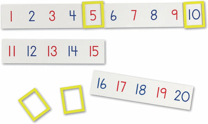Learning Resources Magnetic Number Line 1-100, 20 Magnets, Classroom Accessories, Teacher Aids, Sets of 5 Magnets