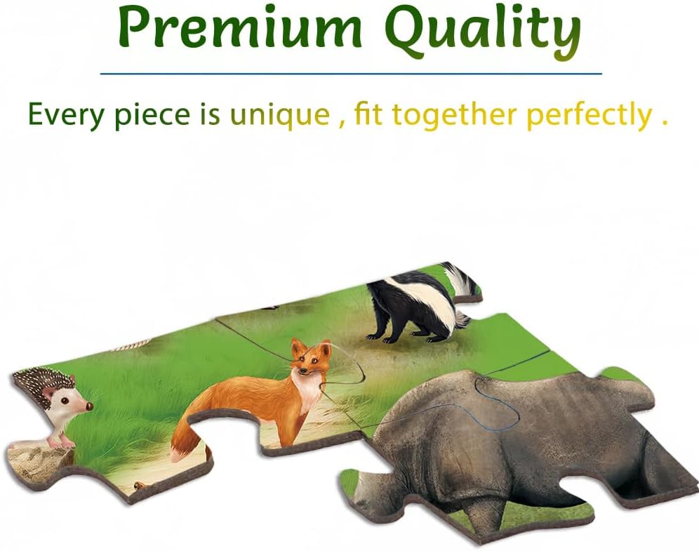 Puzzles for Kids Ages 4-8 Year Old,100 Piece Dinosaur Jigsaw Puzzle for Toddler Children Learning Educational Puzzles Toys for Boys and Girls - Every Piece is Unique