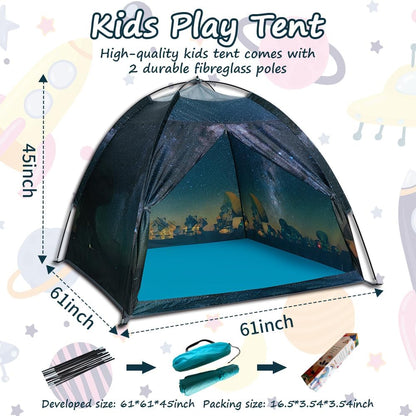Mnagant James Webb Space Telescope Kids Play Tent Indoor & Outdoor for Boys and Girls(61" x 61" x 45")