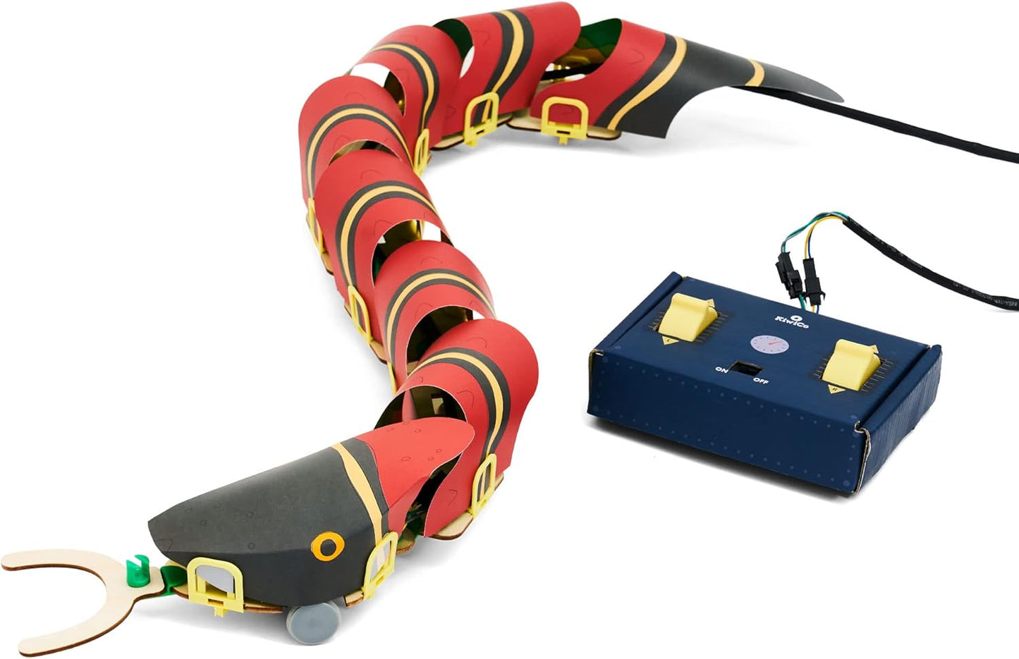 KiwiCo - Remote Controlled Snake Robot | DIY Robotics Engineering Building Kit | Science Exploration Activity & RC Learning Toy & Gift for Kids Ages 9+