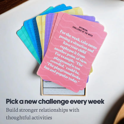 Building Resilience 52 Challenge Conversation Cards for Kids & Parents | SEL Emotional Intelligence | Social Emotional Learning Activities | Life Skills Classroom Must Haves | Teachers & Counselors