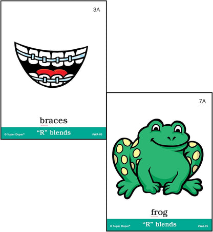 Super Duper Publications | Articulation R Blends Fun Deck | Vocabulary and Language Development Flash Cards | Educational Learning Materials for Children